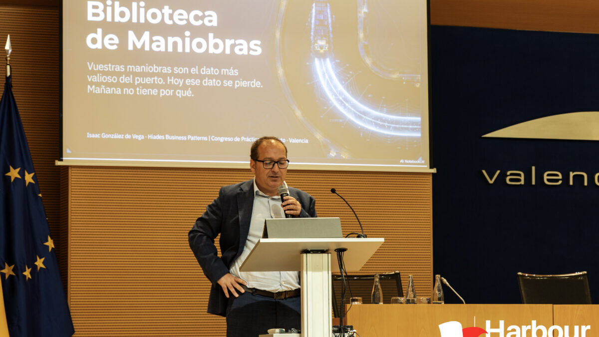 Isaac González, Amura Solutions en el Congreso de Prácticos de puerto 2026. Derechos de imagen, Harbour pilot.